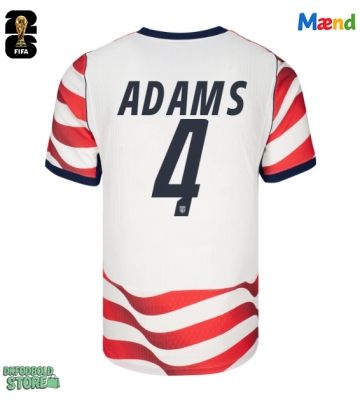 Forente stater Tyler Adams #4 Replika Hjemmebanetrøje VM 2026 Kortærmet